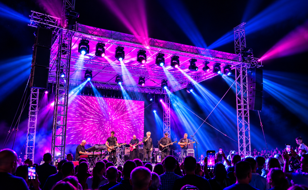 Spektakularni noćni koncert u neonu